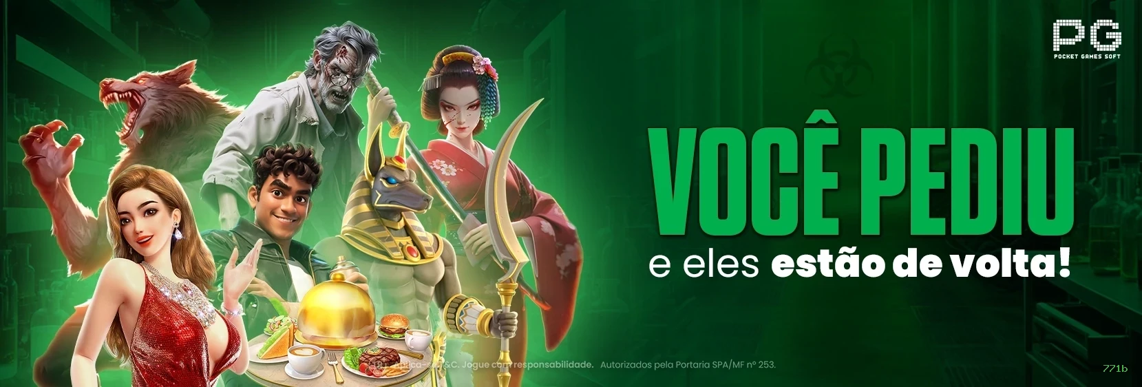 Slots online da 771b com jackpots progressivos